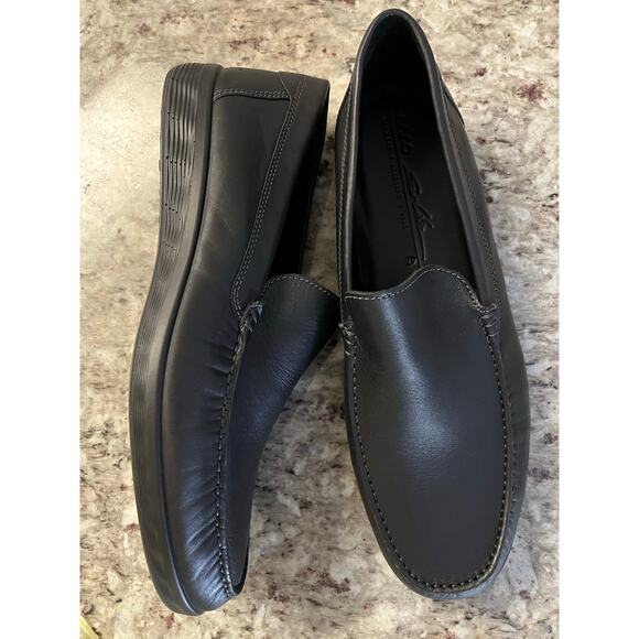 ECCO $180 S Lite Moc Men\'s Leather Black Comfy Moccasin size EU47/US13-13.5 main image 5